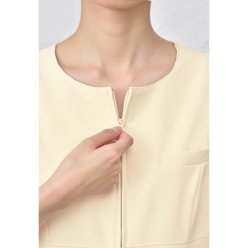 E-3143 ワンピース (2色 ブラック ライトベージュ) SHIROTA(シロタ）