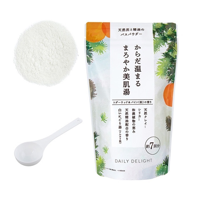 まろやか美肌バスパウダーL 3種 350g daily delight（デイリーディライト）