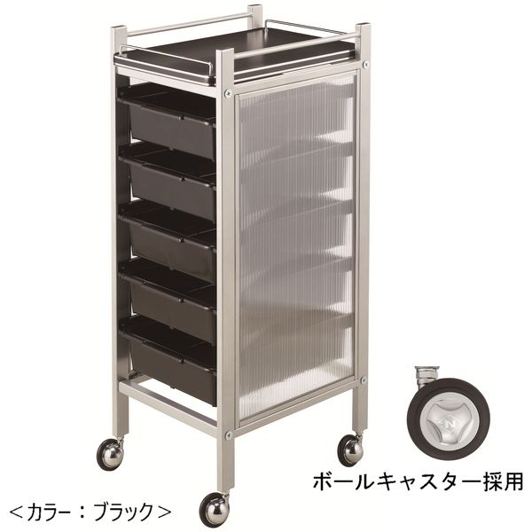 収納ワゴン C-274 6段 静音キャスター 高さ85.5×幅31×奥行39.5cm