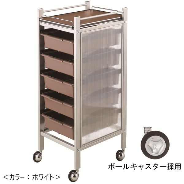 収納ワゴン C-274 6段 静音キャスター 高さ85.5×幅31×奥行39.5cmの通販