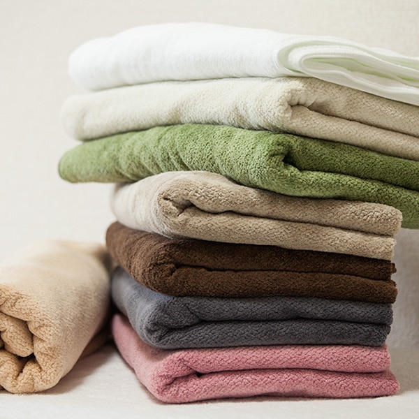 今治タオル 【業務向け耐久 カラーバスタオル ホワイト】70×130cm 1,100匁 （1枚343.75g）