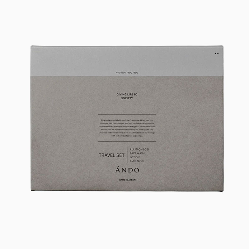 ANDO(アンド) TRAVEL SET トラベルセット 店販可 メンズケア