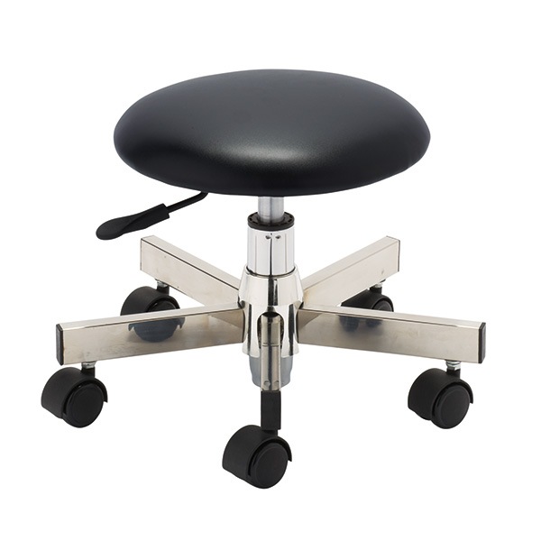 ステンレス脚 ペディキュア スツール 高さ36-44cm 日本製