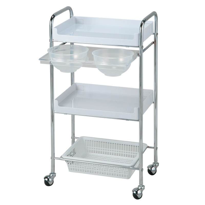 エステワゴン ボウル付き（引き出し）CML300GC 3段 3色 高さ92幅48.5