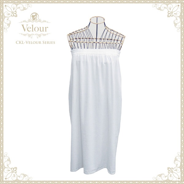 ベロアガウン 3色 ピンク／ブラウン／ブラック 高品質 サロンやスパに