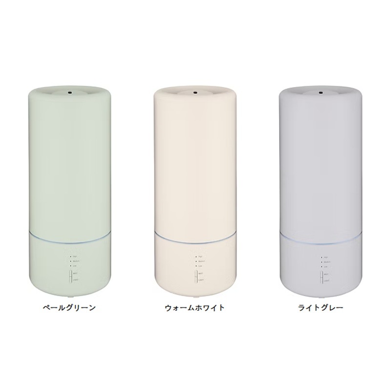 Beauwell(ビューウェル) みんなにちょうどいい加湿器 ウォームホワイト ペールグリー ライトグレー 2色