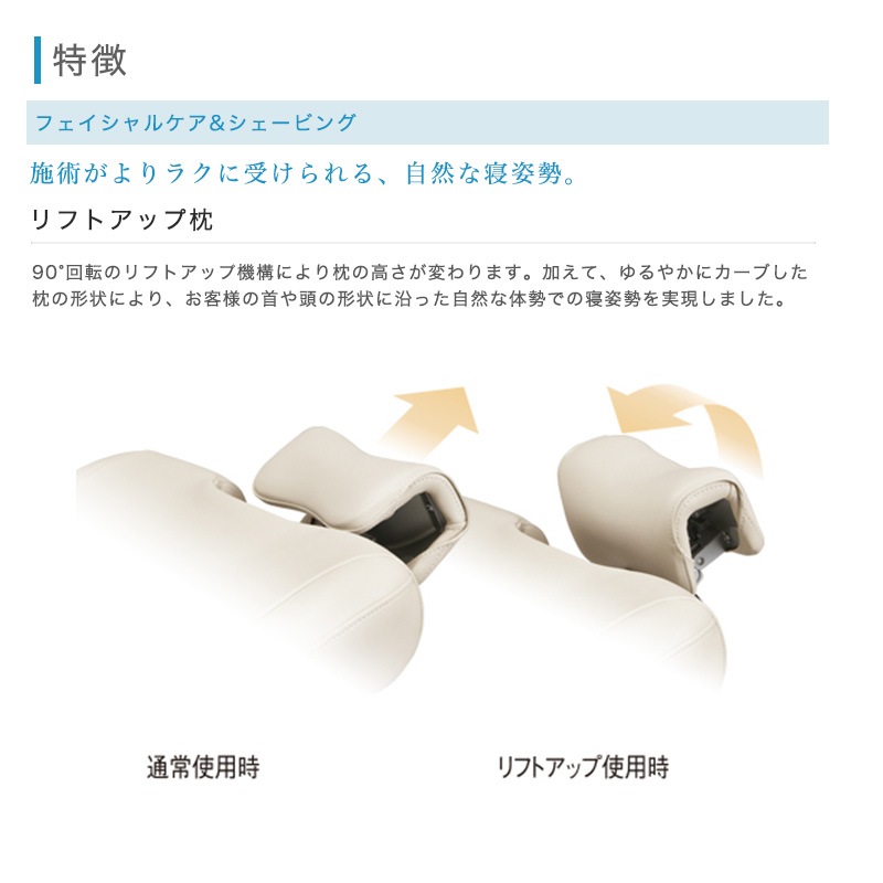 タカラベルモント ルアール(LUAR) 多機能電動チェア スタンダードタイプ 単動・ステップ一体型