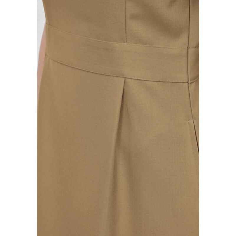 E-3136-5 ワンピース (2色 ブラック モカブラウン) SHIROTA(シロタ）