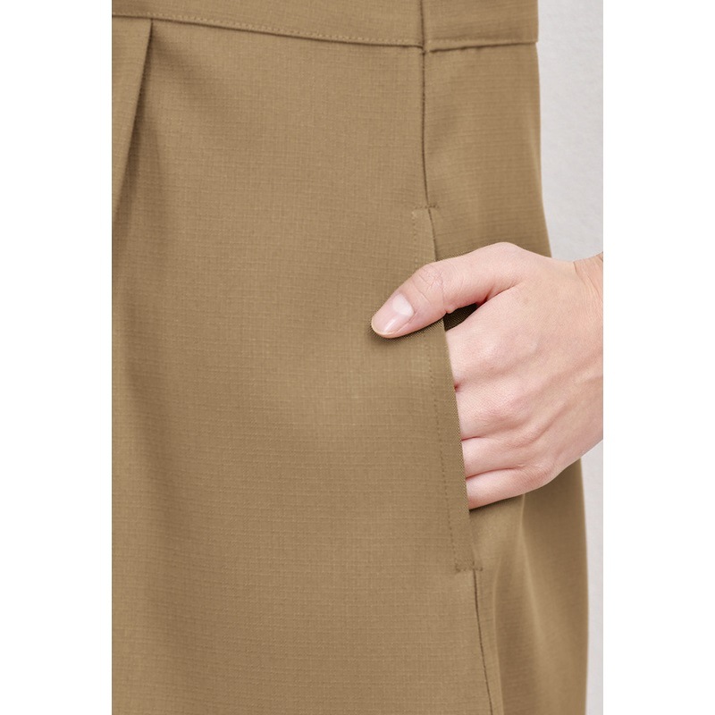 E-3136-5 ワンピース (2色 ブラック モカブラウン) SHIROTA(シロタ）