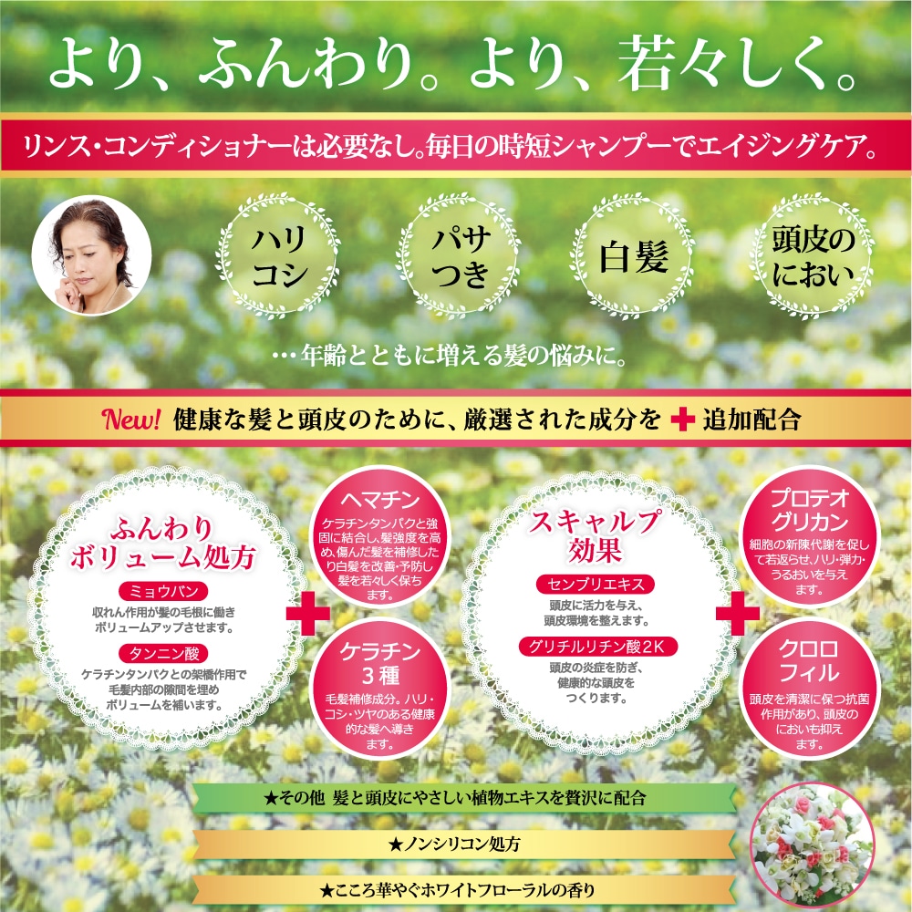 ウアオ ザ・ボリューム オールインワン シャンプー プレミアム 500ml WUAO