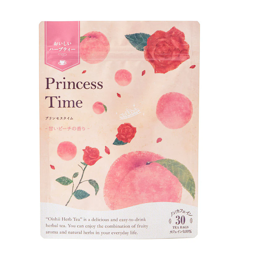生活の木 おいしいハーブティー プリンセスタイム ティーバッグ 30個入 甘いピーチの香り