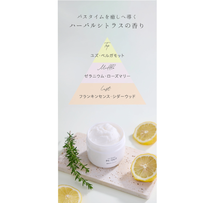 ラシンシア IN/OUT 薬用ボディスクラブ 360g