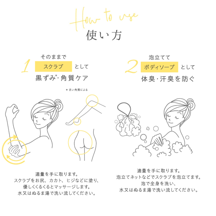 ラシンシア IN/OUT 薬用ボディスクラブ 360g