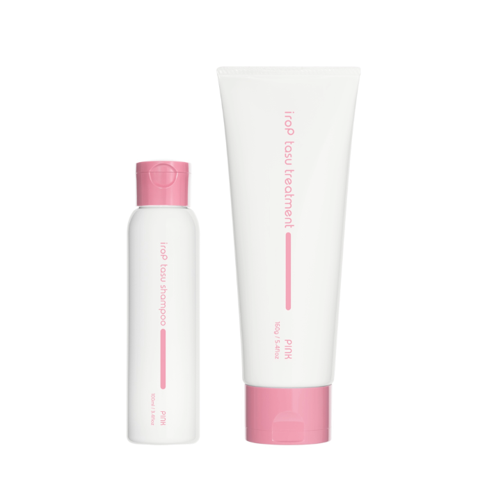 イロップ タス シャンプー＆トリートメント[PINK] ヘアカラー ピンク iroP