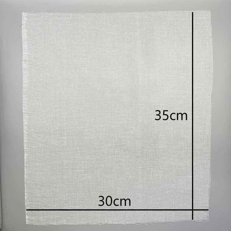 石膏パック フェイスガーゼ 100枚入り 35×30cm 天然コットン100%