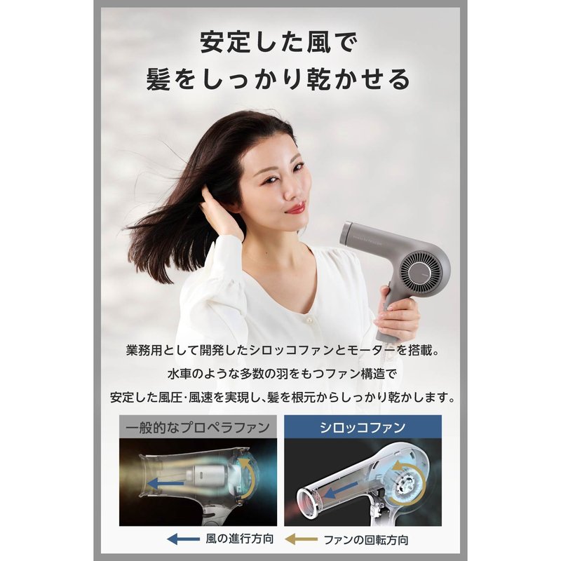 Nobby プロフェッショナル トライバランスイオン(TM) ヘアドライヤー
