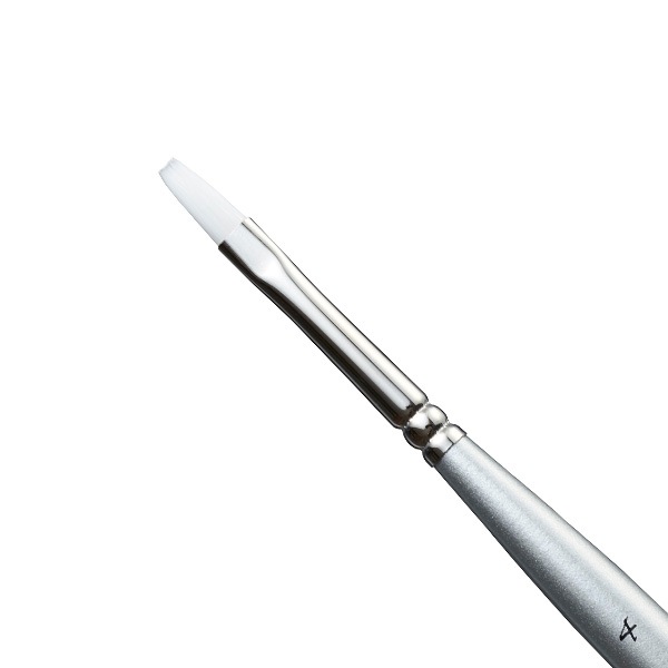 b-r-s ブルーシュ ジェルブラシ ジェルフラット筆 4号 毛丈 約9.5mm 毛