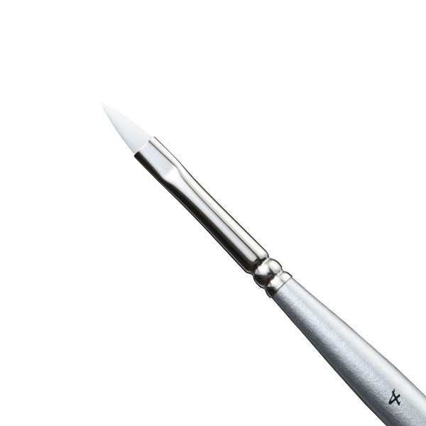 b-r-s ブルーシュ ジェルブラシ ジェルオーバル筆 4号 毛丈 約10.5mm 毛幅 約4mm