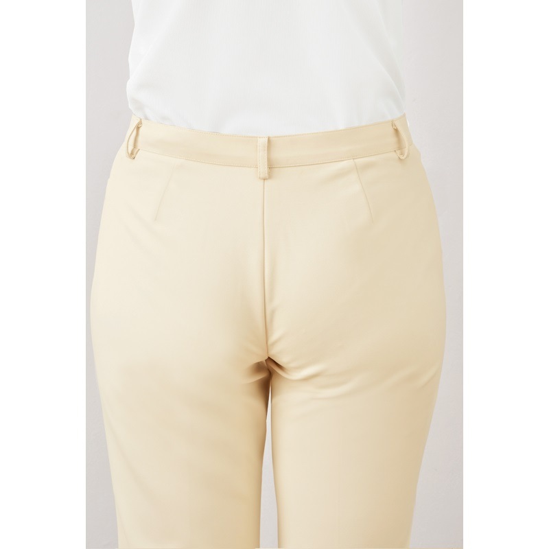 E-3104-5 ストレッチパンツ (2色 ライトベージュ ブラック) SHIROTA(シロタ）