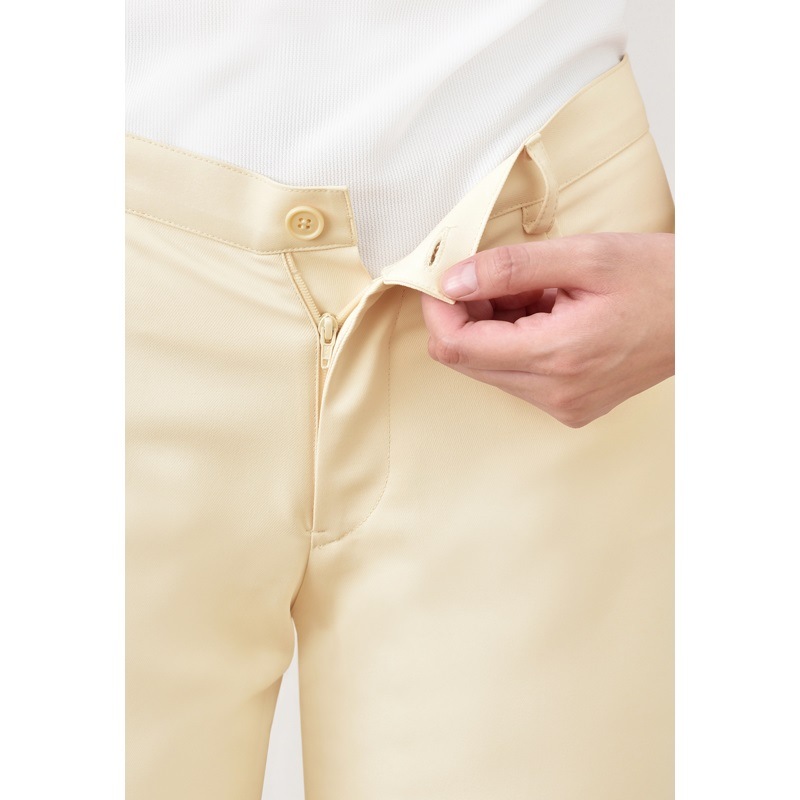 E-3104-5 ストレッチパンツ (2色 ライトベージュ ブラック) SHIROTA(シロタ）