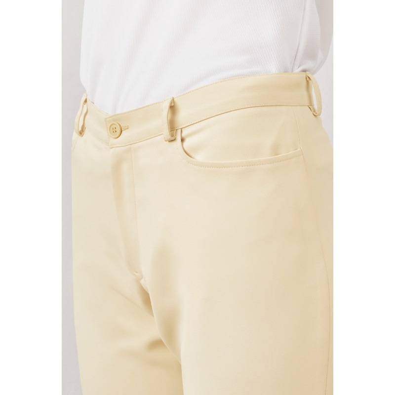 E-3104-5 ストレッチパンツ (2色 ライトベージュ ブラック) SHIROTA(シロタ）