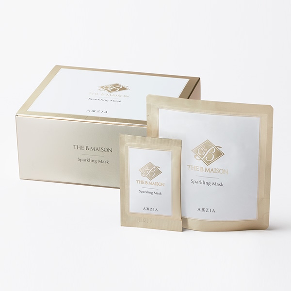 ザビーメゾンスパークリングマスク AXZIA 炭酸パック 10回分 THE B MAISON スパークリングマスク (炭酸パック) 10包-エステ