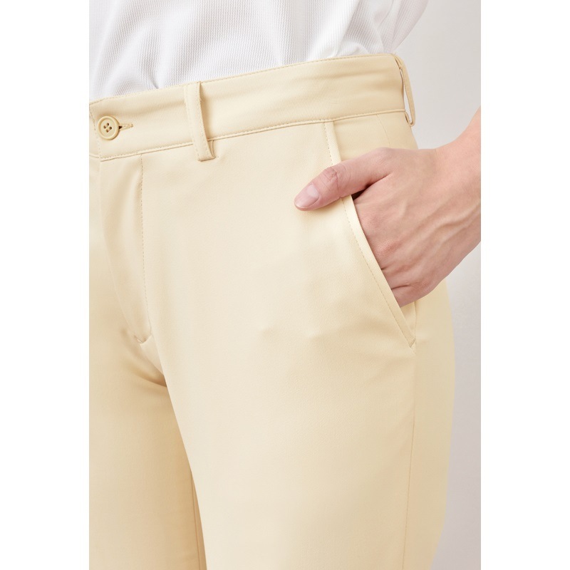 E-3131 ストレッチパンツ (2色 ライトベージュ ブラック) SHIROTA(シロタ)