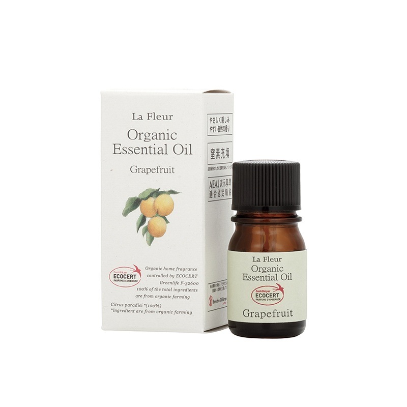 ラ･フルール オーガニックエッセンシャルオイル グレープフルーツ 3ml La fleur ラフルール