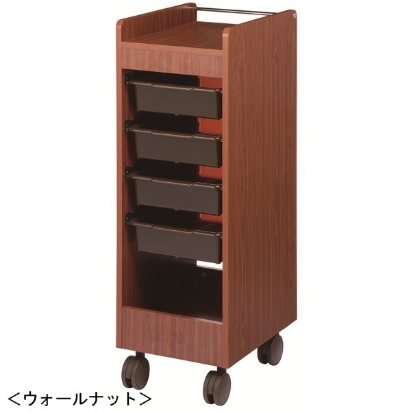 木製　ワゴン　新品　未使用品 高級木製ワゴン (引き出し付き) 4段タイプの通販｜セブン