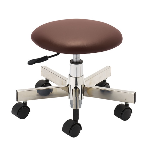 ステンレス脚 ペディキュア スツール 高さ36-44cm 日本製