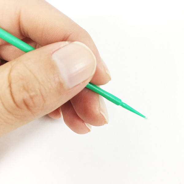 マイクロブラシ まつ毛エクステ用アプリケーター ネイルふき取り綿棒 100本入り