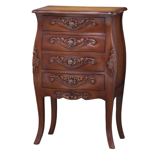 アンティーク調 4段 収納カウンター