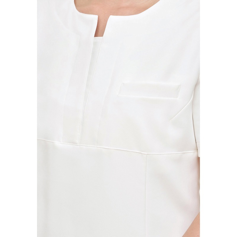 E-3115 チュニック (2色 ブラック ライトベージュ) SHIROTA(シロタ)