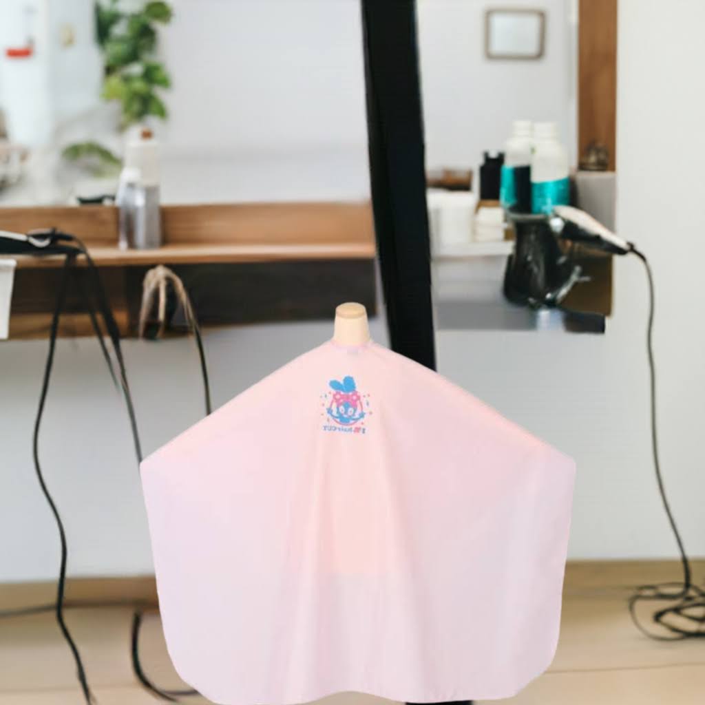 エルコ 8161 子供用 カットクロス 袖なし “WE LOVE HAIR CUT”  カットケープ