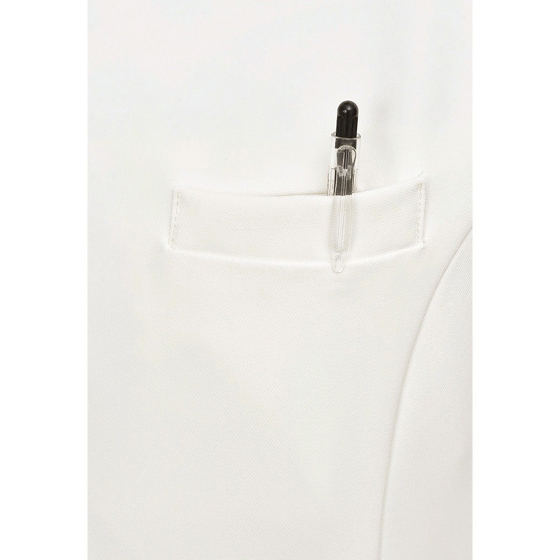 E-3114 ワンライン チュニック (2色 ブラック ライトベージュ) SHIROTA(シロタ）