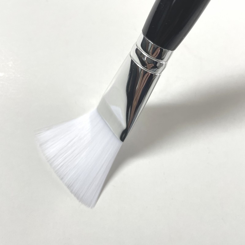 3本セット フェイシャルブラシ マスクブラシ ナイロン 長さ17.5cm ブラック フェイシャルパック用はけ