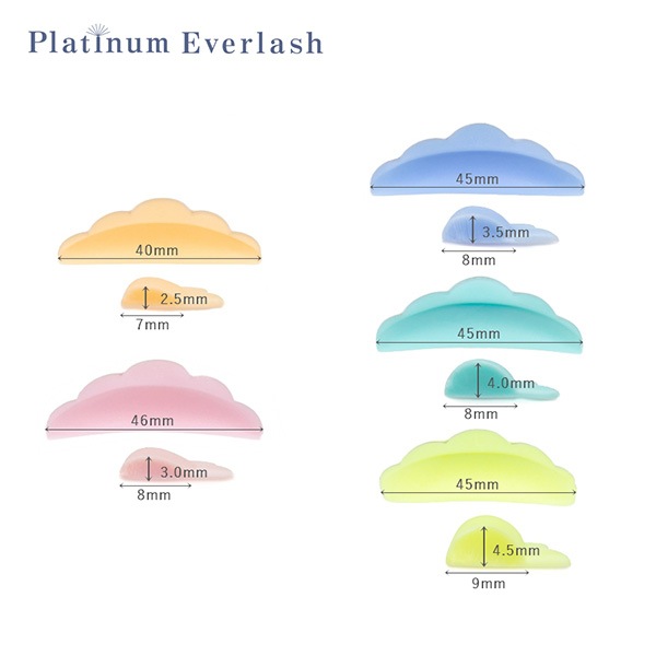 Platinum Everlash ナチュラルリフトロッド 5種セット
