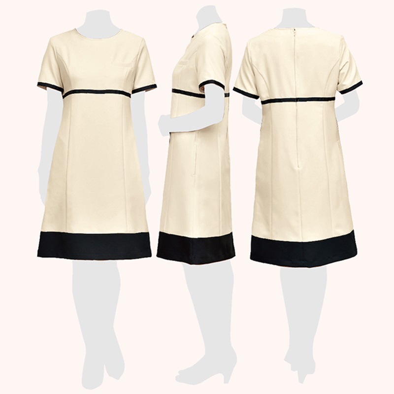 E-3110 ワンピース ライトベージュ SHIROTA(シロタ)