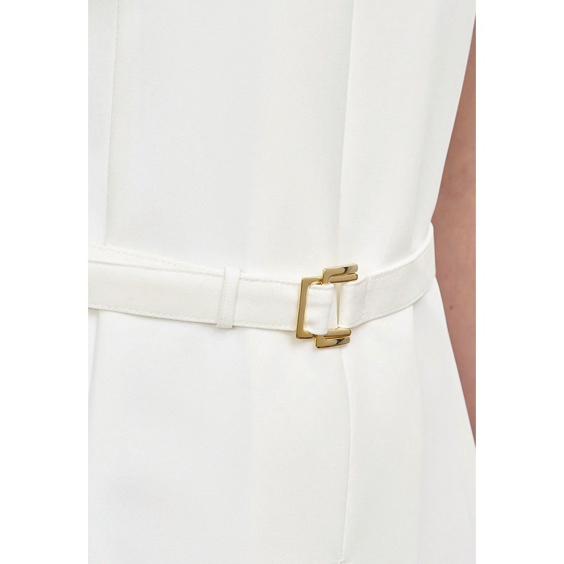 E-3080 ワンピース (2色 オフホワイト ブラック) SHIROTA(シロタ）