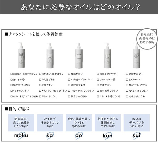 【ポイント10倍】 5sトリートメントオイル ka 500mL （火） モディッシュ 不安や冷え性に血行を促進