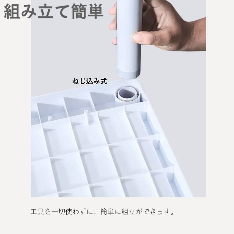 エステワゴン 3段 メディカルカート 静音キャスター付き 高さ98幅60奥行37cm ナースワゴン 介護回診車