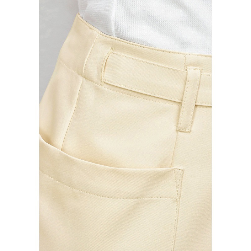 E-3090 エプロン (2色 ライトベージュ ブラック) SHIROTA(シロタ)