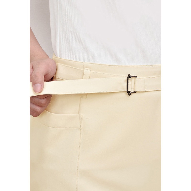 E-3090 エプロン (2色 ライトベージュ ブラック) SHIROTA(シロタ)