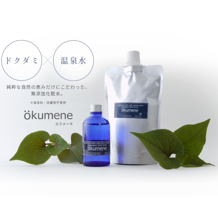 エクメーネN 詰替え用 250ml ドクダミエキスと温泉水の無添加化粧水の