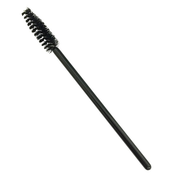 スクリューブラシ 50本セット ブラック/ピンク 使い捨てまつ毛スクリューブラシ メイクブラシ アイブロウブラシ