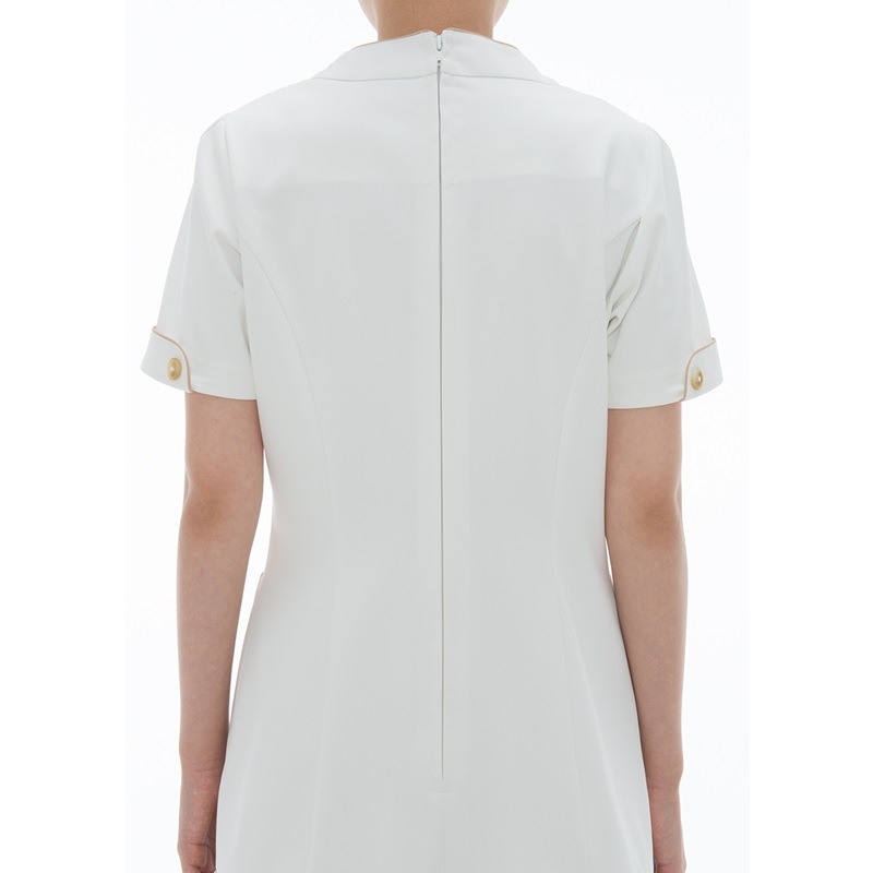 LH6287 ワンピース オフホワイト チャコール NAGAILEBEN Beads Berry ナガイレーベンビーズベリー