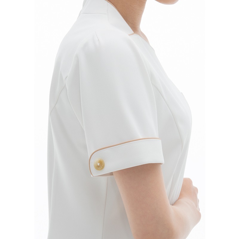 LH6287 ワンピース オフホワイト チャコール NAGAILEBEN Beads Berry ナガイレーベンビーズベリー