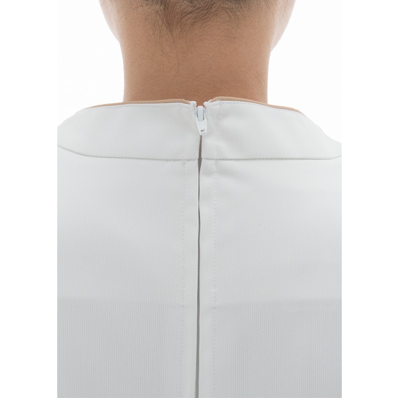 LH6287 ワンピース オフホワイト チャコール NAGAILEBEN Beads Berry ナガイレーベンビーズベリー