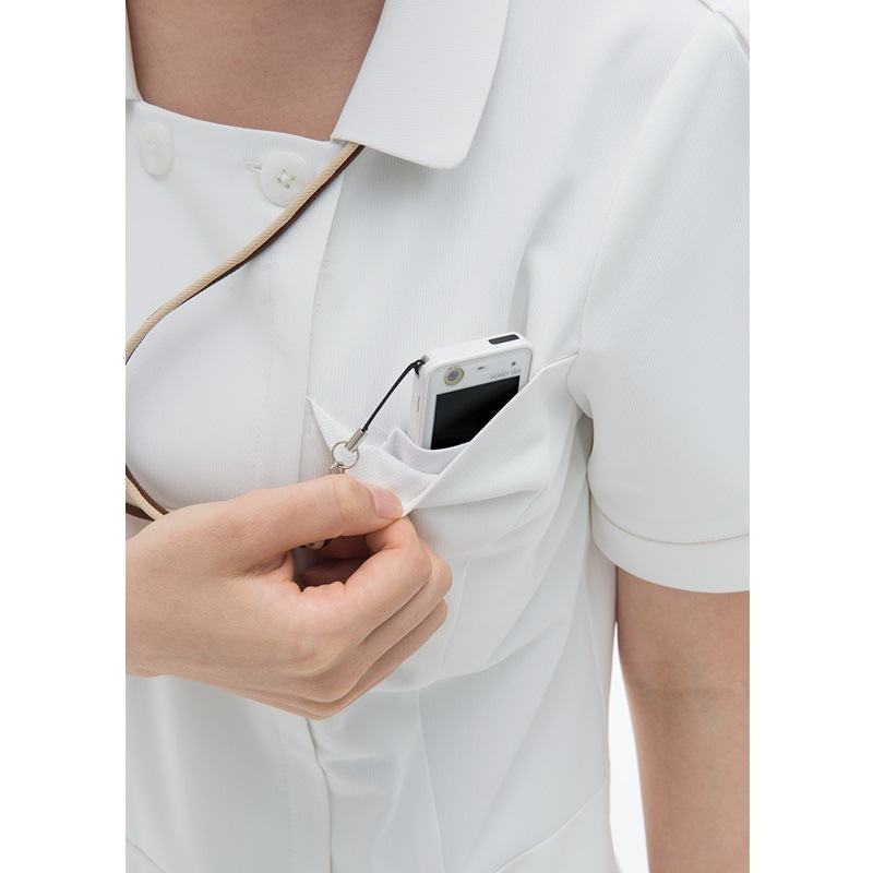 LH6212 チュニック オフホワイトネイビー NAGAILEBEN Beads Berry ナガイレーベンビーズベリー