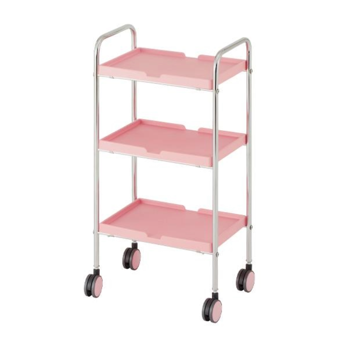 C-418シンプルワゴン(天板3段)  カラー5色 日本製